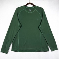 LL Bean Shirt Mens Large Cresta Wool Midweight 250 Crew Top Base Layer Outdoor