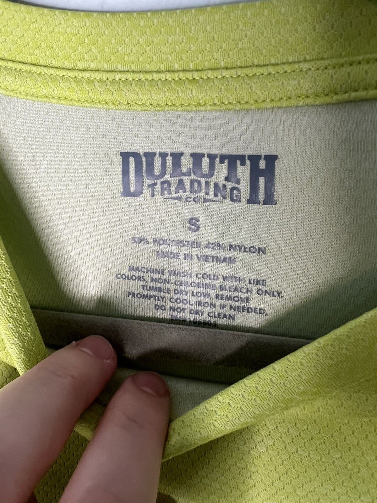 Duluth Trading Mens Small T Shirt Activewear Cooling Green Performance Crew Neck gallery