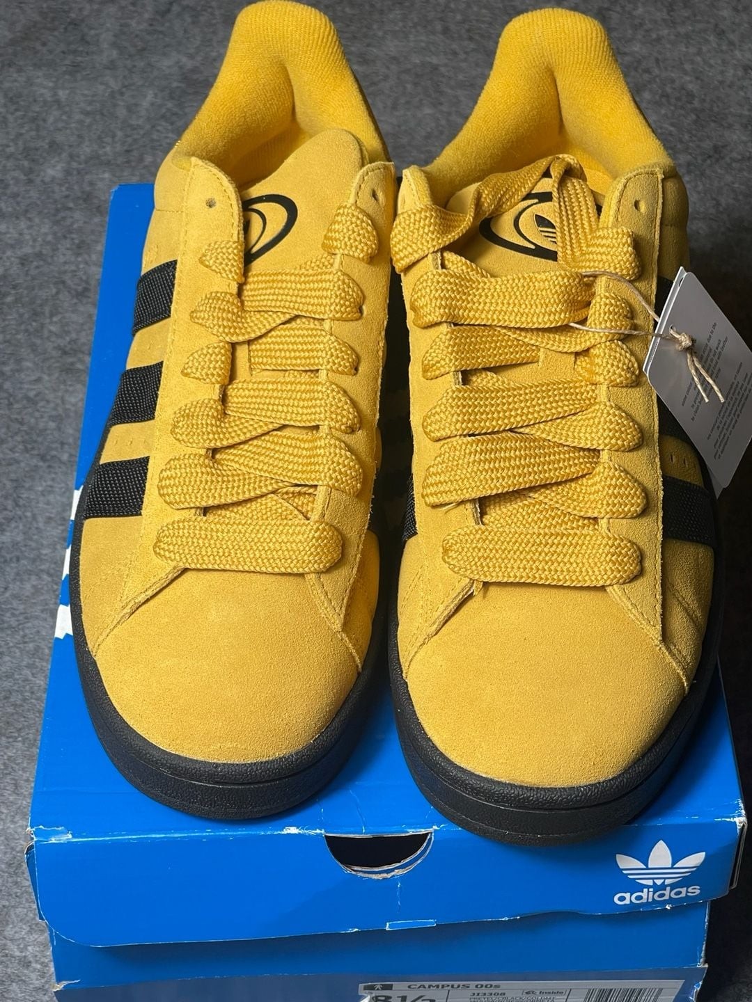adidas Campus 00s Preloved Yellow Core Black Gold Metallic JI3308 gallery