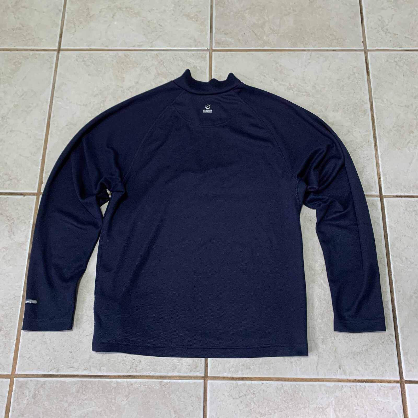 The North Face Quarter Zip Long Sleeve Pullover Navy Blue Flight Series Size S gallery