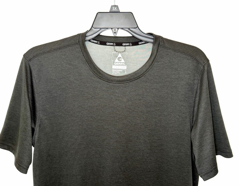 Gerry Men’s Size Large Performance Short Sleeve T-Shirt Charcoal Heather Gray gallery