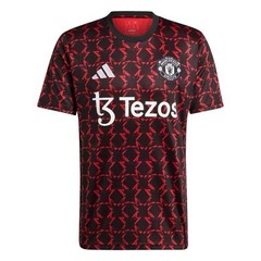 Adidas Manchester United Jersey Size 2XL Tezos Shirt MUFC Preshi Black MU Red