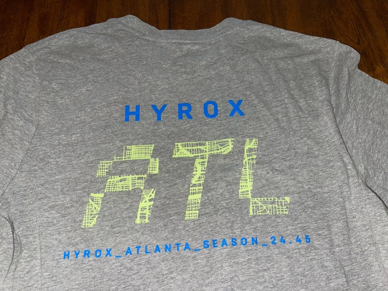 NWT PUMA X Hyrox Atlanta 24/25 Training Heather Gray T-Shirt Mens Large gallery