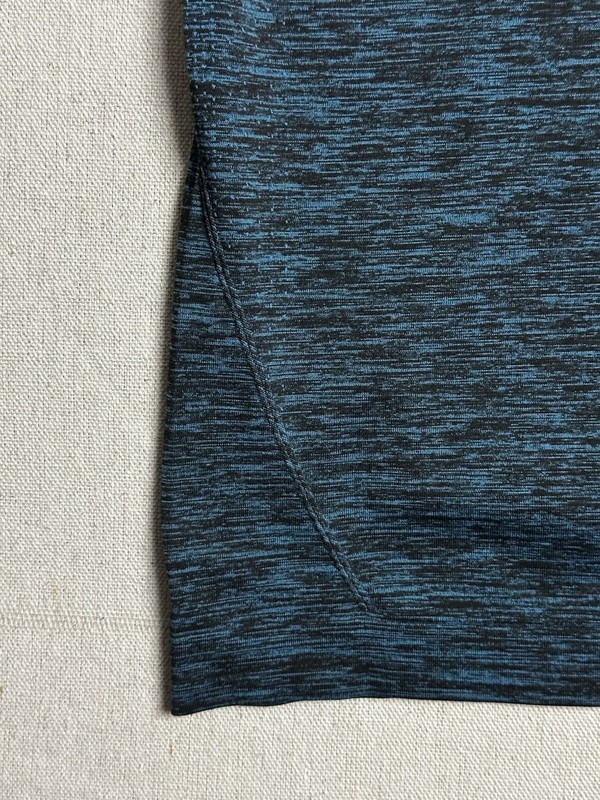 Lululemon Metal Vent Tech Polo Baltic Blue / Black Size L Mesh, Silverescent gallery