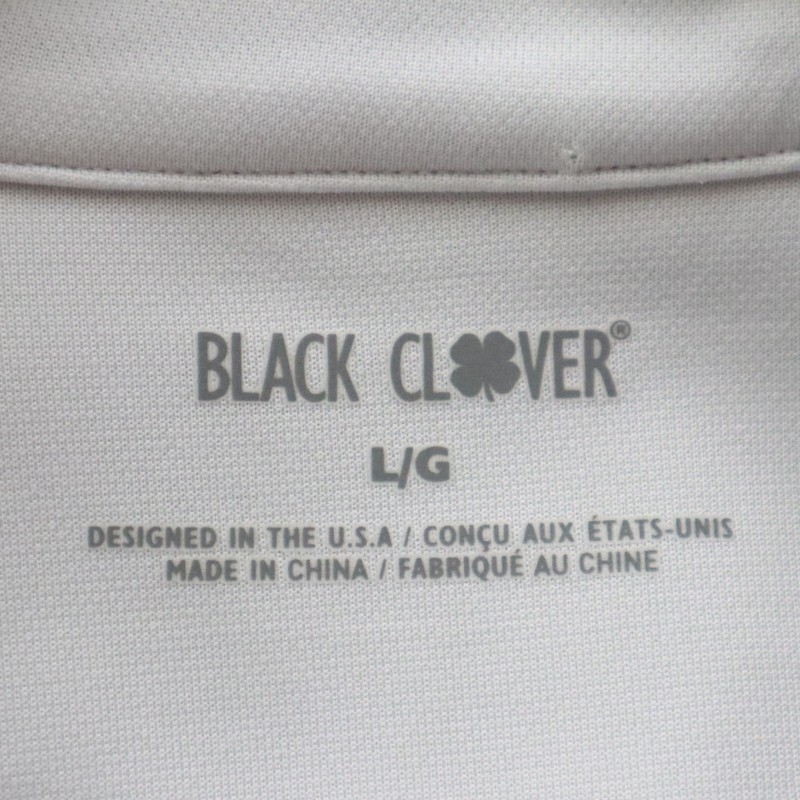 Black Clover 1/4 Zip Pullover Mens Large Activewear Golf Performance Mock Neck gallery