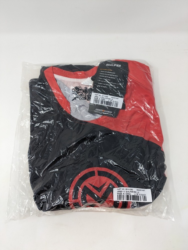 Moose Racing Motocross Qualifying Jersey 12 Red 2011 Shirt Men’s Size LG