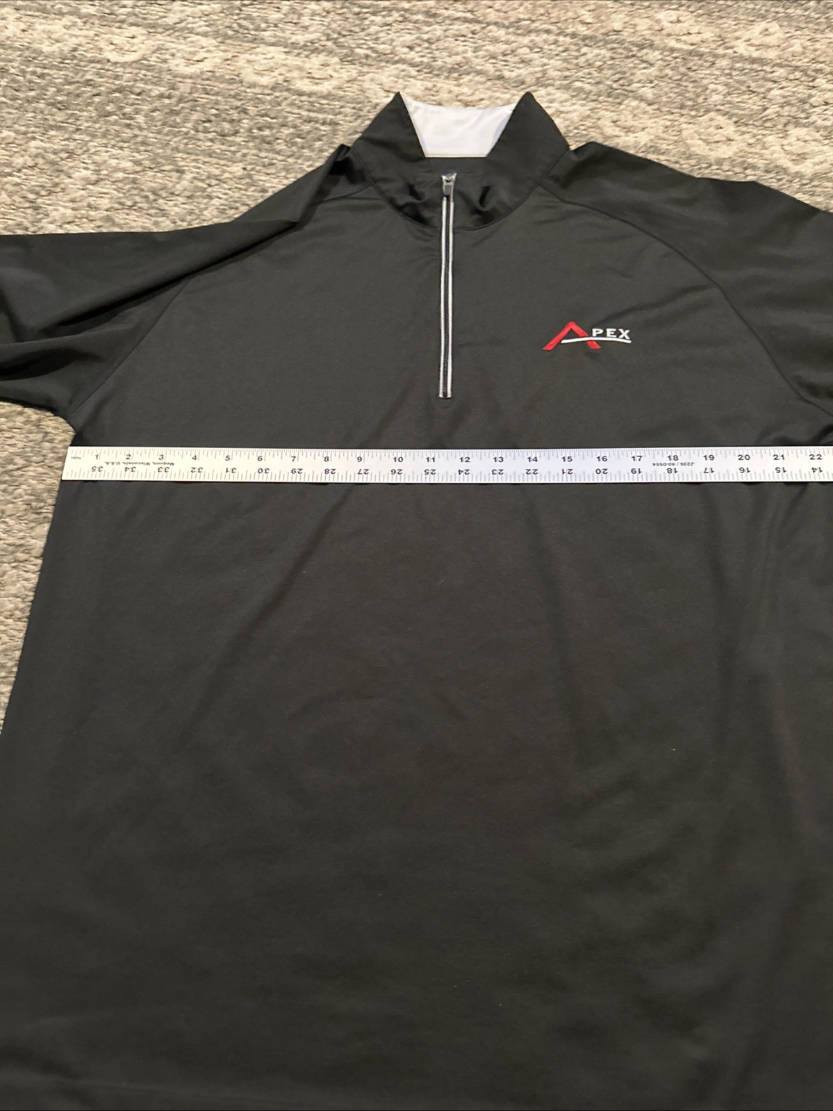 Greg Norman Gold PlayDry ¼ Zip Long Sleeve MockNeck Pullover Mens Large gallery