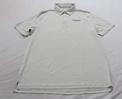 Graham Luxe Men’s Short Sleeve Performance Golf Polo Shirt LB3 Fog Gray Large