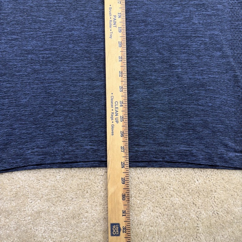 Lululemon Quarter Zip Mens Medium Blue McAurthor Golf Club Perfomance Pullover gallery