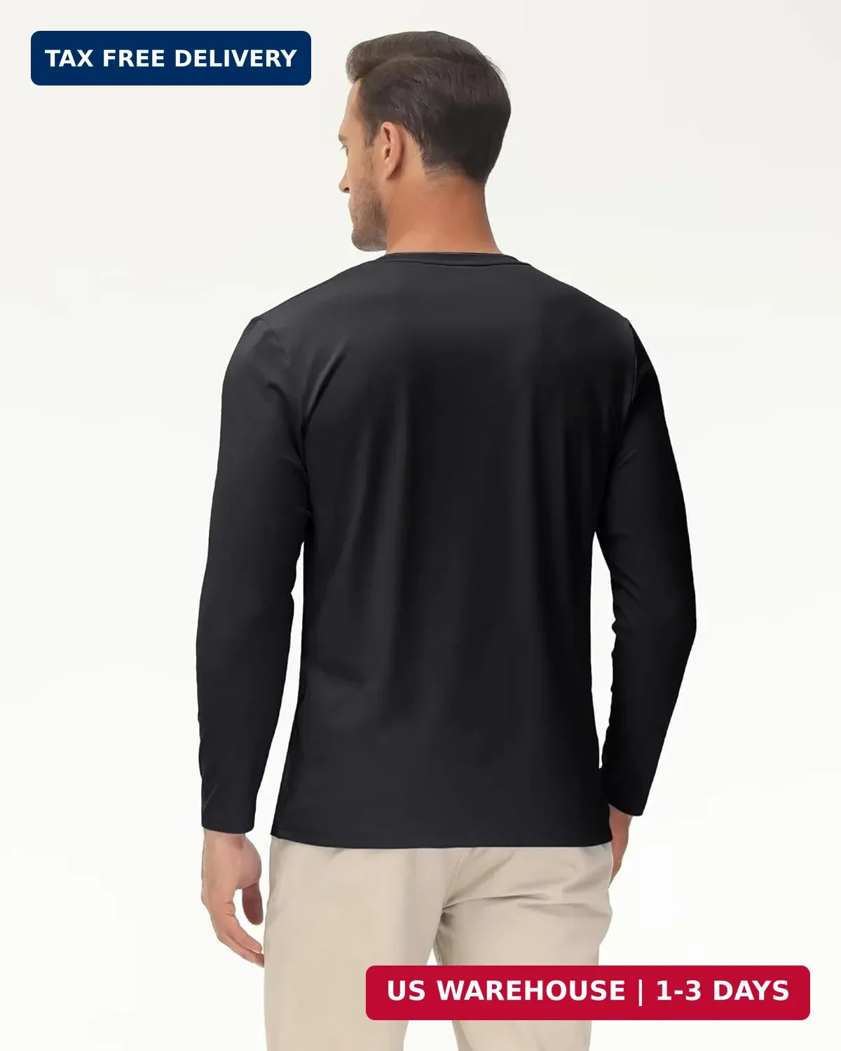 Boladeci Men's UPF 80+ Sun Shirts Long Sleeve Lightweight UV Protection SPF Shir gallery