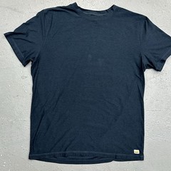 Vuori Strato Tech T Shirt Mens Large Blue Short Sleeve Performance V126