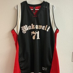Makaveli Men’s Basketball Mesh Jersey Colorblock V-Neck Sleeveless L