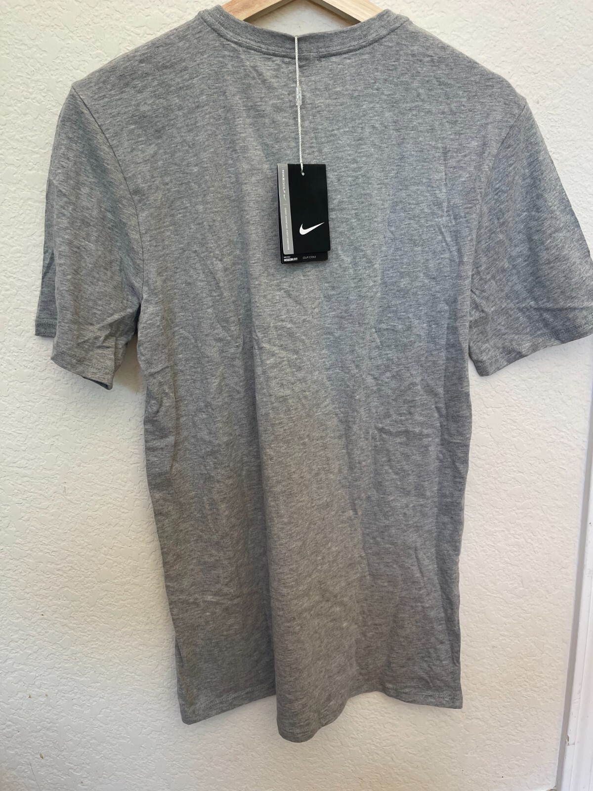 Nike Golf Clash Lockup Big Swoosh Men Tee T-Shirt Grey 811266 063 gallery