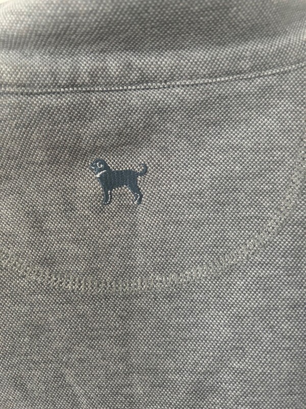 Black Dog Mens Medium LS Shirt Gray Heather 1/4 Zip Front gallery