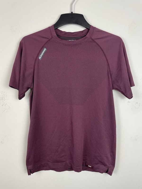 Legends Shirt Men Medium Maroon Red Active Performance Training Gym Short Sleeve gallery