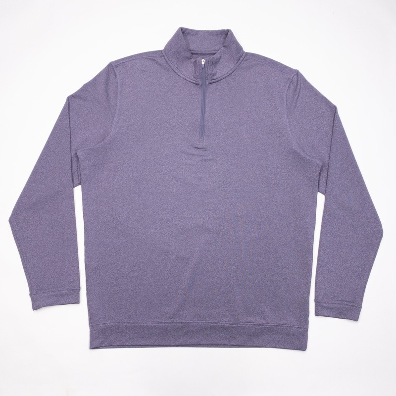 Onward Reserve Performance 1/4 Zip Men's Large Long Sleeve Pullover Purple Golf gallery