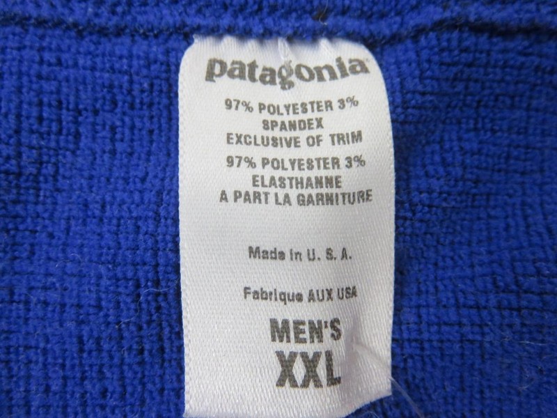 Patagonia Navy Blue R.5 Regulator 1/4 Zip Pullover Polartec Fleece 41600 Sz XXL gallery