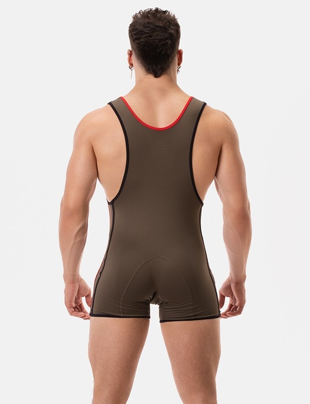Barcode Berlin Allan Singlet (Titanium-Black-Red & Darkarmy-Red-Black) gallery