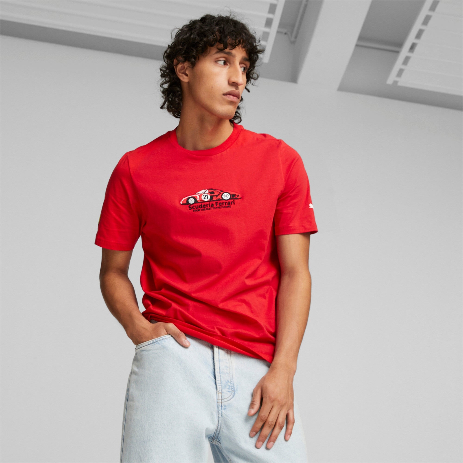 [620947-02] Mens PUMA FERRARI RACE GRAPHIC TEE 1 gallery