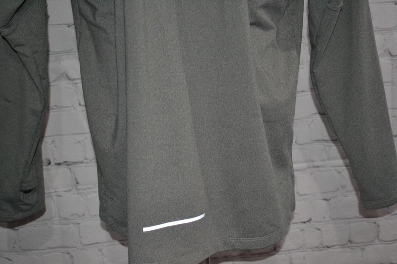 42048-a Nike Running Shirt Workout Reflective Gray Polyester Size 2XL Adult Mens gallery