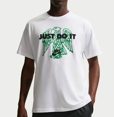 NIKE Nigeria 1996 Reissue IQ2248-100 White Men’s Soccer T-Shirt US S-2XL New