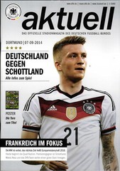 International Match 07.09.2014 Germany – Scotland,Poster WM 2014 Gates To Tracks