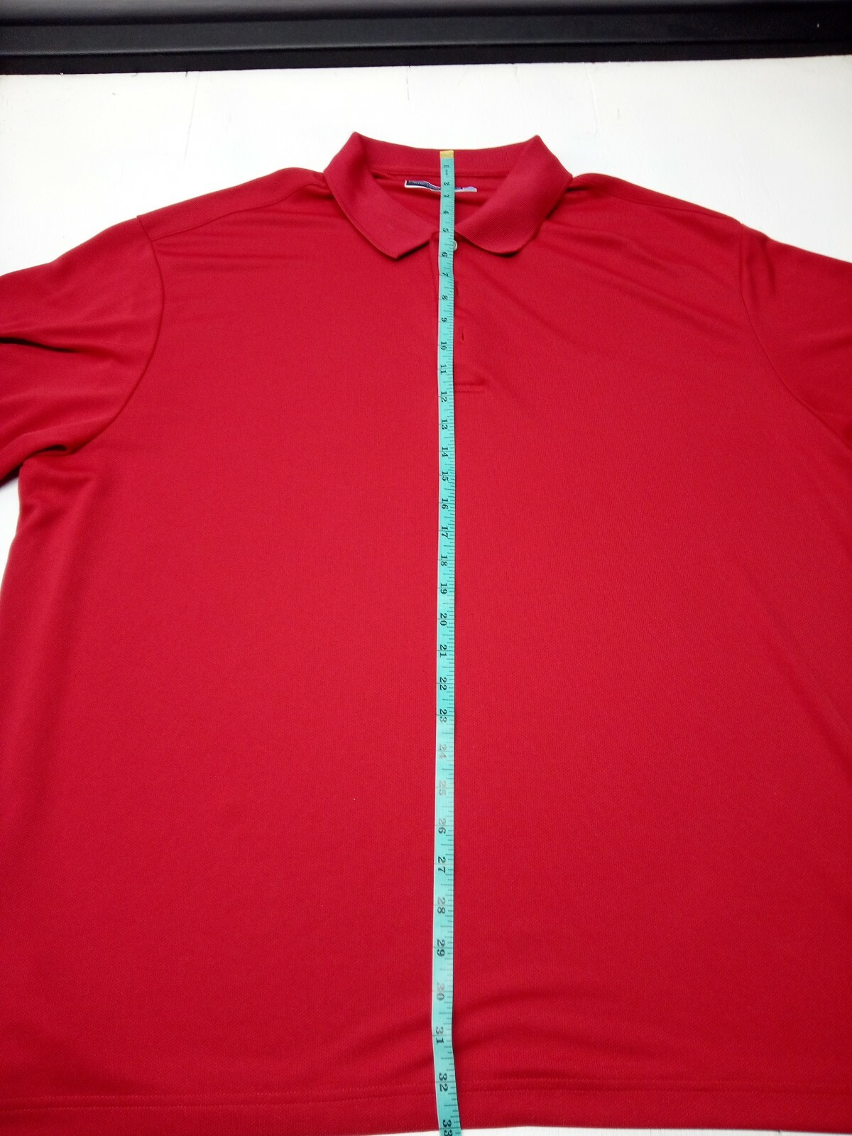Round Tree & York Men’s Size 3XLB Polo Shirt Work Play Performance Red gallery