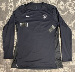 Nike Brooklyn Nets On Court Long Sleeves Warm Up Shooting Shirt Mens Sz XL NEW!!