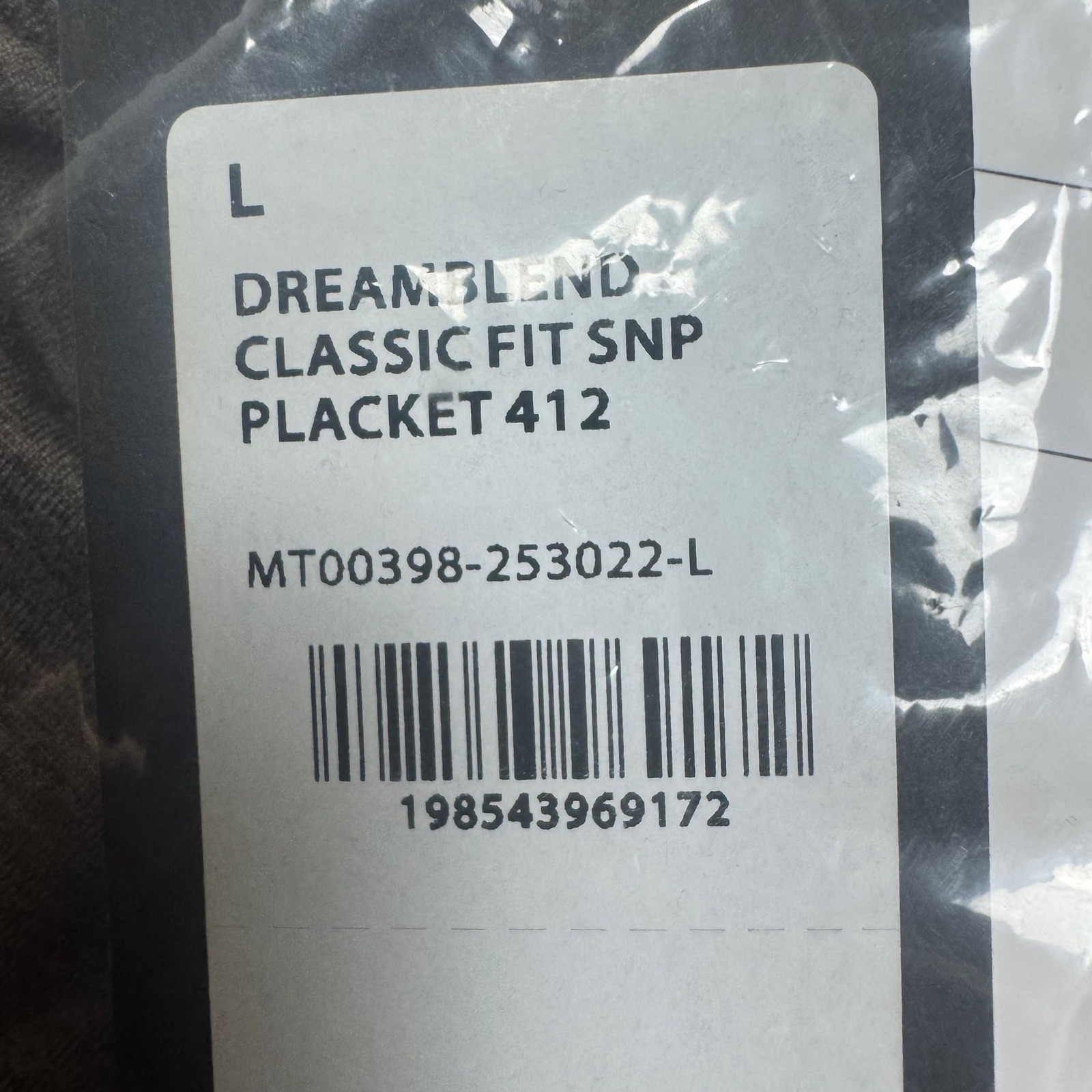 Peloton DreamBlend Classic Fit SNP Placket 412 Shirt Mens L Brown gallery