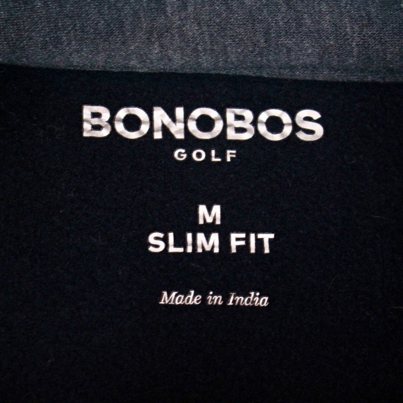 Bonobos Golf 1/4 Zip Pullover Mens M Gray Slim Fit Cotton Tencel Long Sleeve gallery