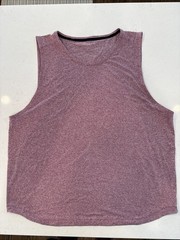 Lululemon Men’s Tank Top Red Weathered Size XXL (see Dimensions In Photos)
