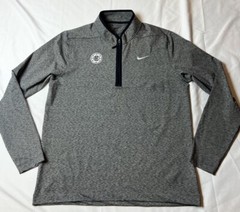 Nike LA Clippers Coaches Zip Pullover Athletic L/S Top Gray Men’s Large