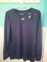 Under Armour~Mens~Locker 2.0~Midnight navy~Small. Long Sleeve. NWT