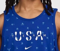 New Nike Team USA Olympic Club Tank Top Vest Blue FN0879 Men’s XL