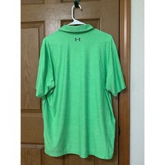 Under Armour HeatGear Men’s Green Polo Shirt Size Large Loose Fit