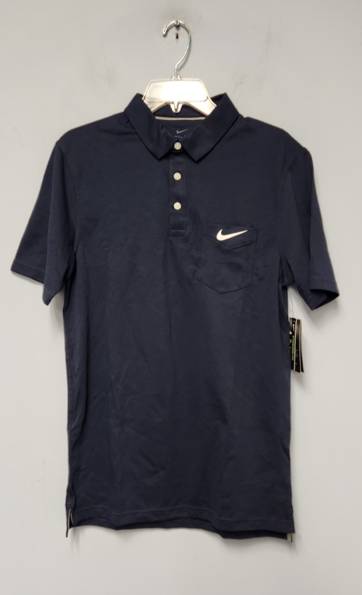 Nike Men's Player Golf Polo Shirt Size Small TALL Navy CU9860-451 gallery