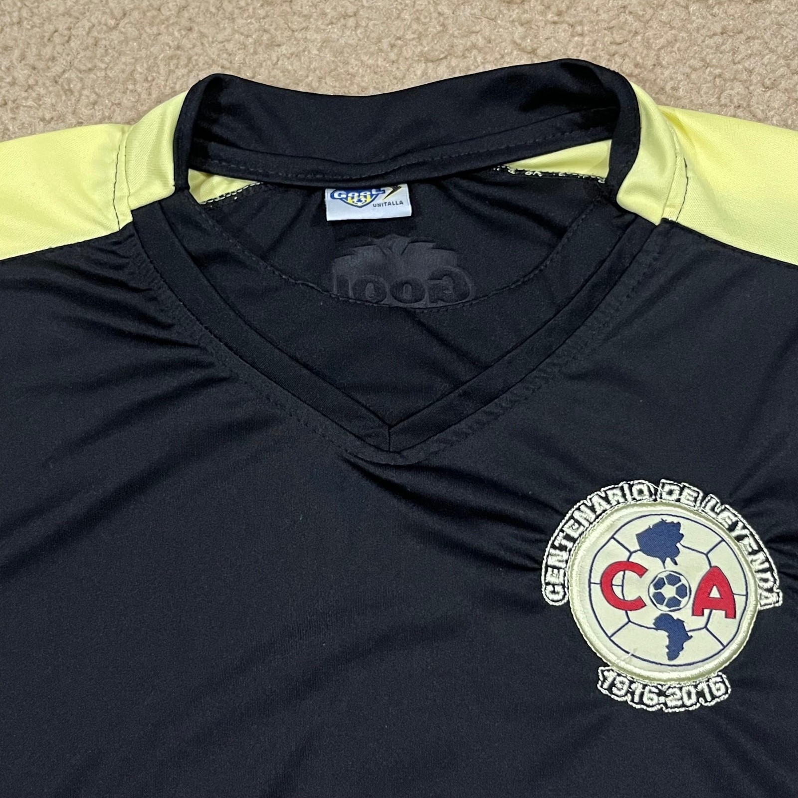 Club America Jersey Large Gool 2016 Centenario Black Huawei Soccer gallery