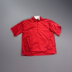 Nike Golf Pullover Mens L Red Clima-Fit Vented Pullover Wind Rain Repellent