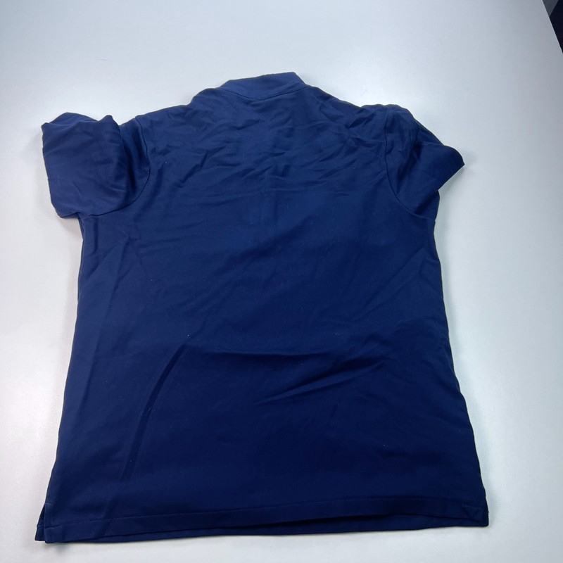 CUTS 1/4 Zip Pullover Shirt Mens Large Navy Blue Lightweight Stretch Pockets gallery