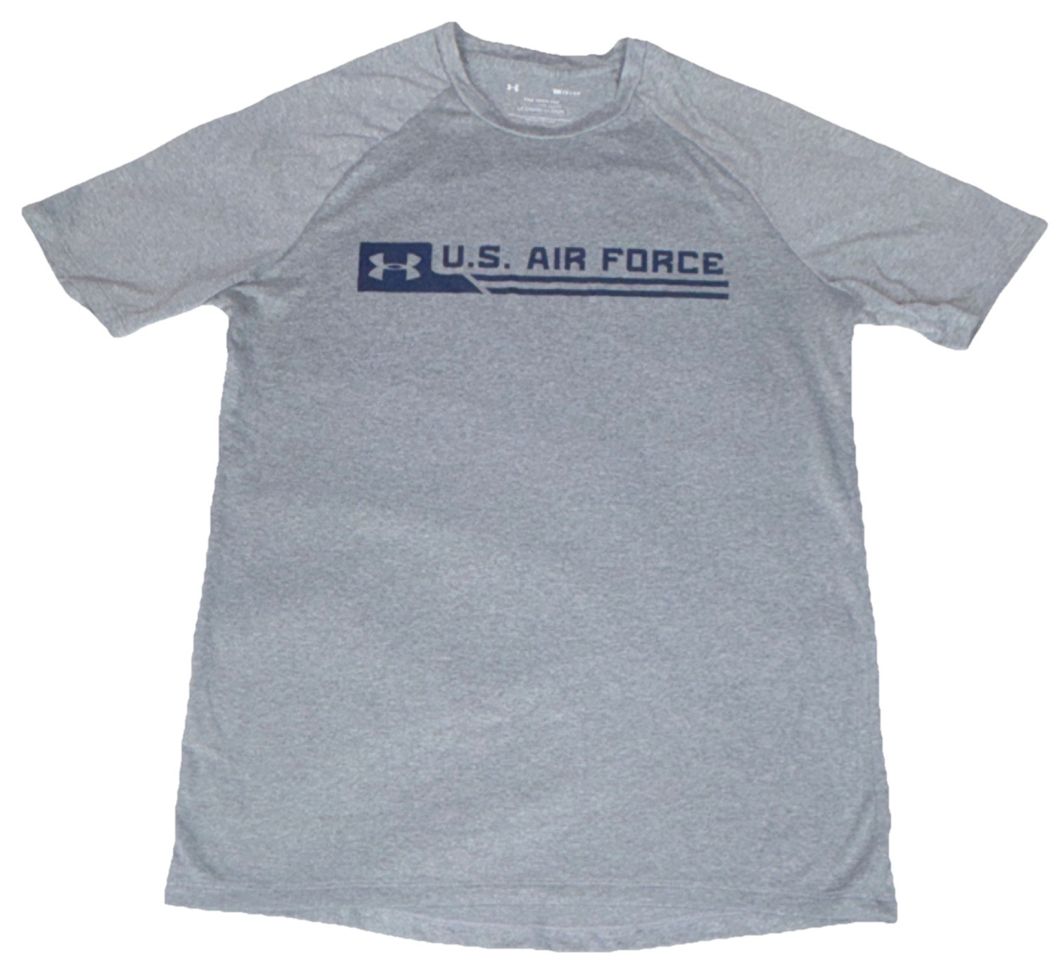 Under Armour U.S. Air Force Tech T-Shirt Gray Short Sleeve Small Military Logo gallery