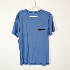 Lululemon Men’s Blue R.A.D. Run All Day Short Sleeve Running Athletic Shirt