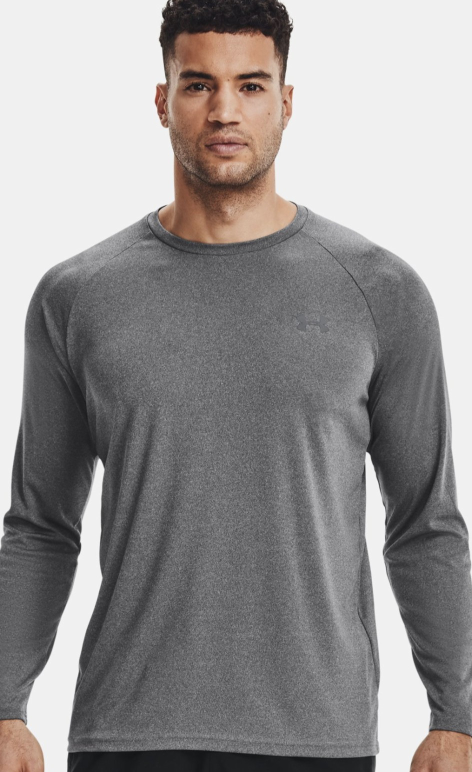 Under Armour UA Velocity Long Sleeve Training Shirt Men's XL Gray 1327970 NWT gallery