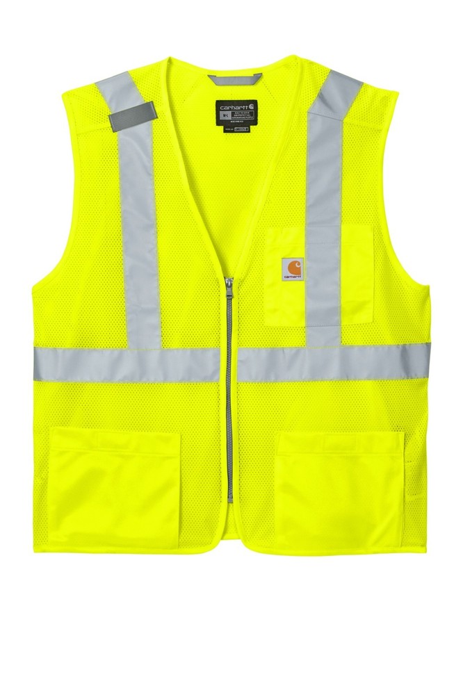 Carhartt ANSI Class 2 Mesh Zip-Front Vest NWT!