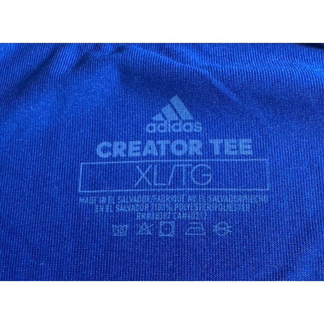 Adidas Creator Tee Men's Blue AEROREADY Athletic T-Shirt XL gallery
