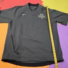 Nike Ridge Baseball Training Pullover Windshirt Gray Men’s Large Short Sleeve