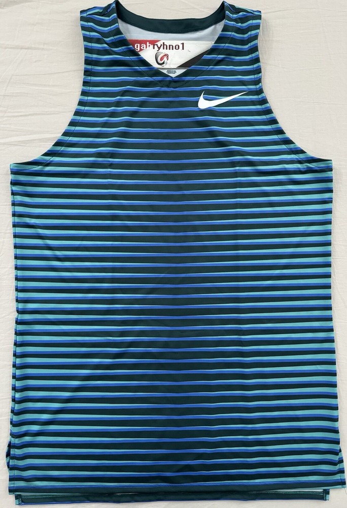 Nike 2022 Pro Elite Team Singlet Track & Field CW2571-317 Mens Size Large