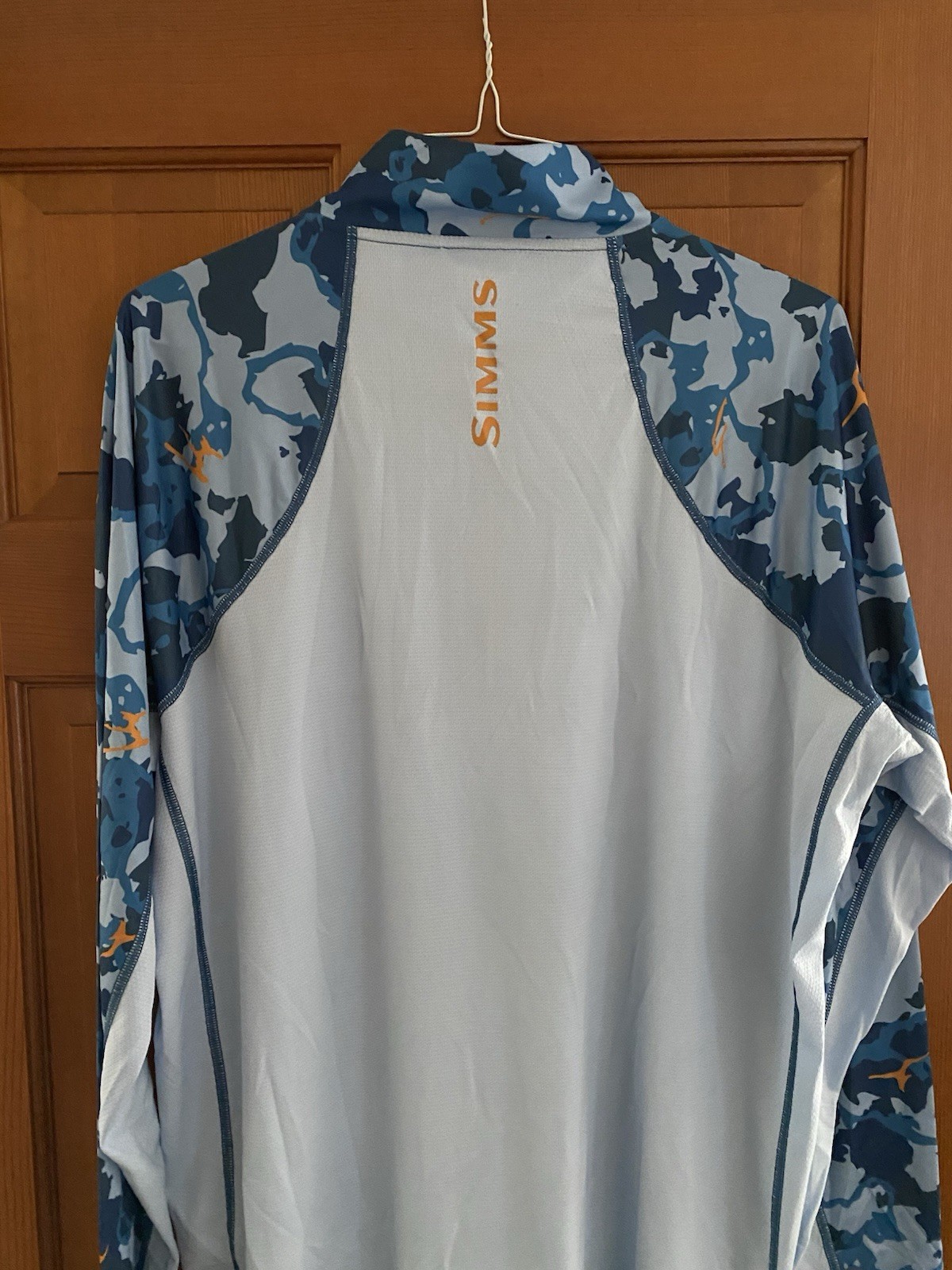 Simms Men Challenger Solar LS Regiment Camo Nightfall Sky 1/2 Zip XL NWT gallery