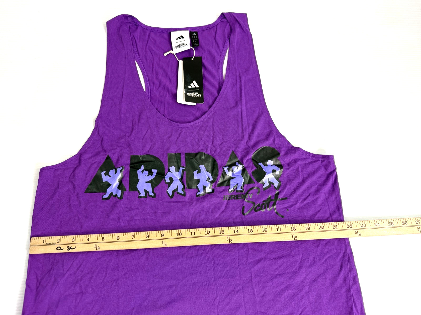 Adidas X Jeremy Scott Tank Top Active Purple Men`s Size XL JL7622 gallery