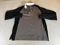FootJoy Pullover Mens Large Gray 1/4 Zip Golf Long Sleeve Performance Shirt FJ