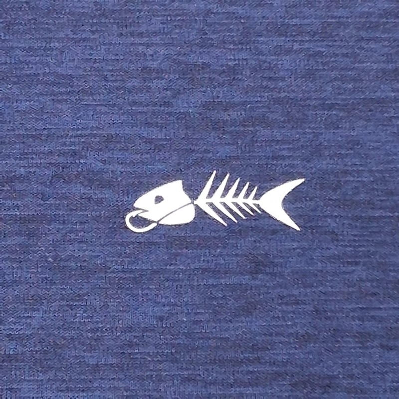 Silver Bait Pullover Mens Medium Blue 1/4 Zip Performance Fishing Shirt Top gallery